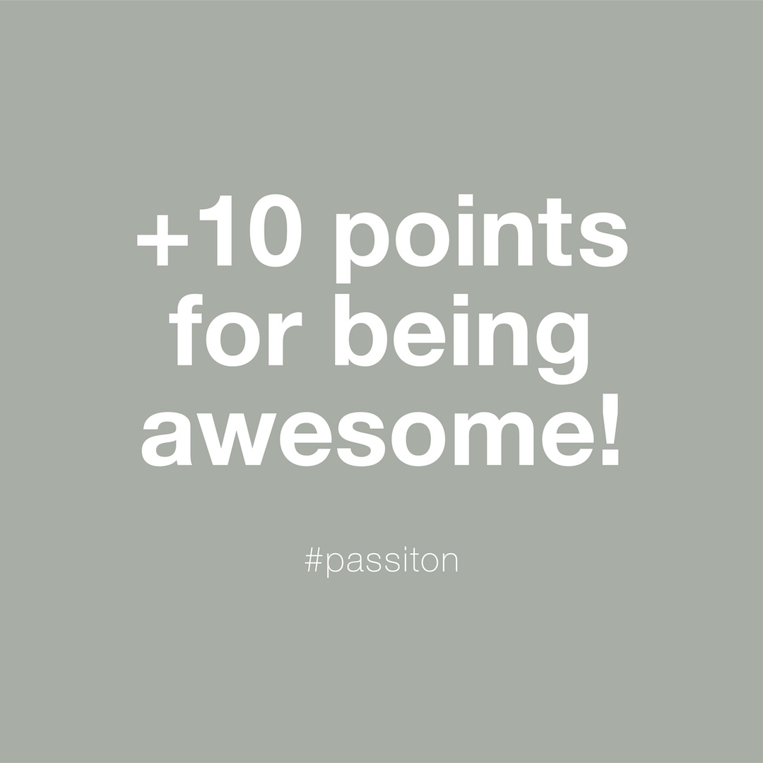 +10 points for being awesome!